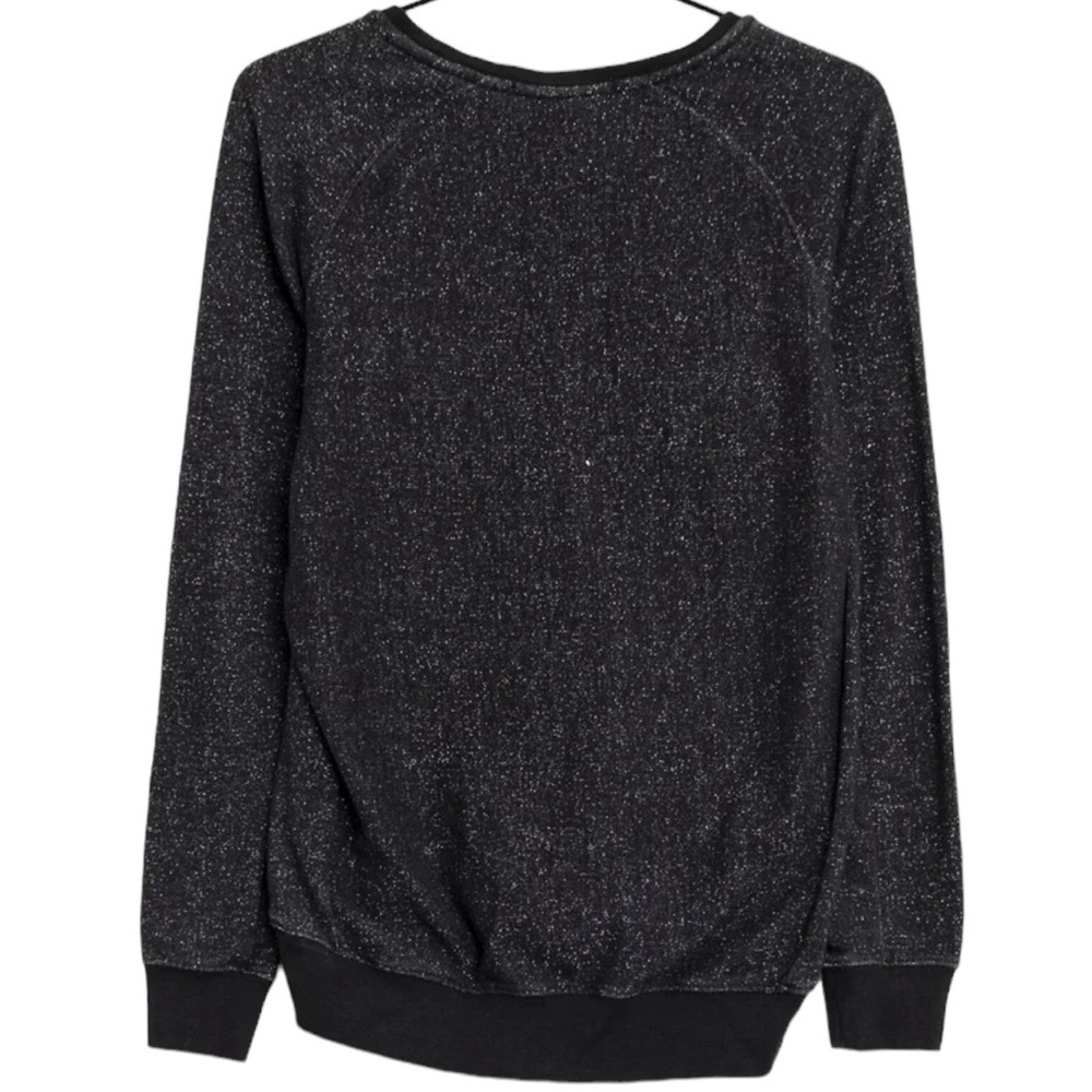 Scotch & Soda Black 'Le Marais Paris' Sparkle Sweatshirt - Picture 2 of 4